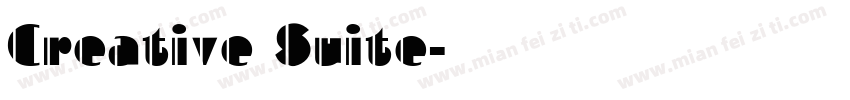 Creative Suite字体转换